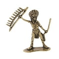thumbnail image 5 of Dualoai Indian Figurine Sculpture Handmade Miniature Brass Statue Tabletop Ornament for Home Cabinet Bedroom Car Decoration, 5 of 8
