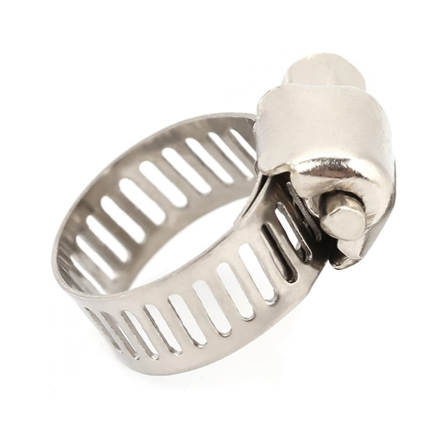 Abrazadera de tubo, abrazadera de manguera con banda de tornillo ajustable, abrazadera de manguera con tornillo, artesanía superior