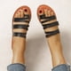 thumbnail image 4 of Zapatos de mujer Playa ligera Estilo romano Zapatillas de cuero con tiras Sandalias casuales de tacón plano Wmkox8yii  ytu2700, 4 of 7