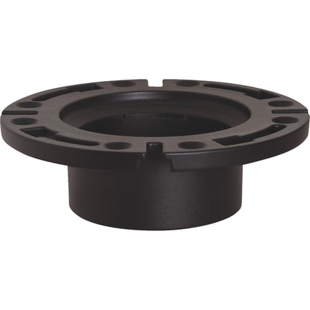 Sioux Chief ABS Closet Flange - Black, 4" x 3"