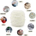 thumbnail image 3 of Knitting Wool Yarn Multi-Colored Knitting Yarn for Crochet, Soft Chunky Yarn for Yarn Projects Making Plush Balls Handmade Bags Sweaters Shoes Hats, 3 of 4