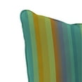 thumbnail image 6 of Jordan Manufacturing Sunbrella 46.5" x 24" Astoria Lagoon Multicolor Stripe Rectangular Outdoor Deep Seat Chair Cushion Set with Welt, 6 of 11