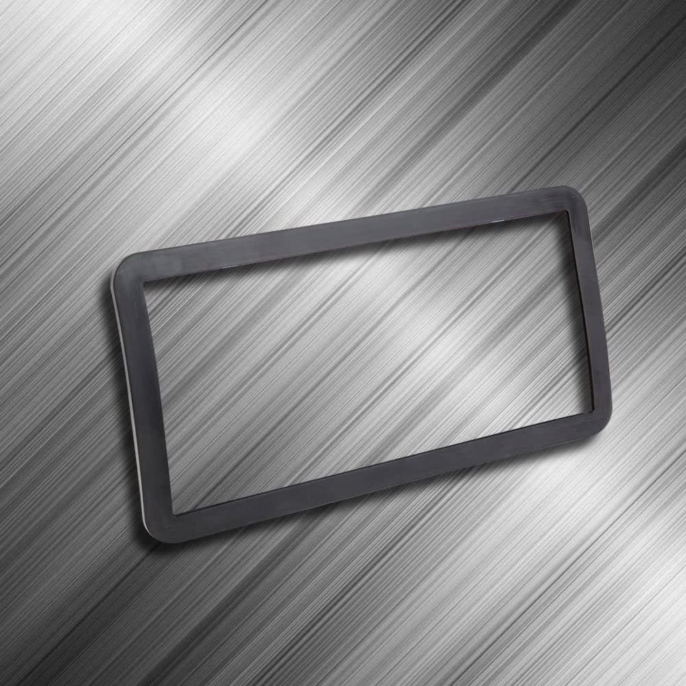 Pilot Automotive WL170-E1 Stretchable Flexible Urethane Silicone Rubber  Black License Plate Frame Holder Trim for Cars, SUV and Trucks - Soft  Protection for Bumper and License Plates - Walmart.com