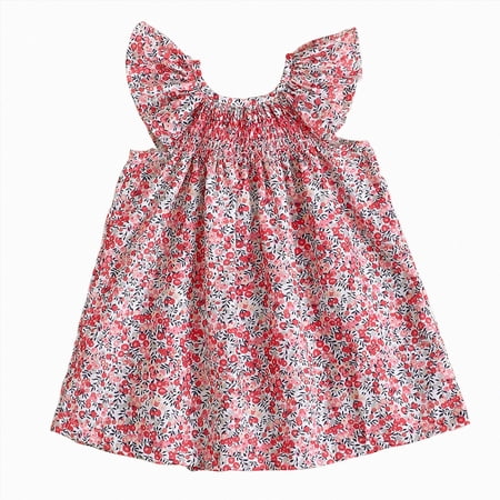 Gubotare Dresses for Teen Girls Baby Girl Pageant Dress Sequins Princess Dress Toddler Flower Wedding Birthday Party Dresses 18 24 Months (Pink 18-24 Months)