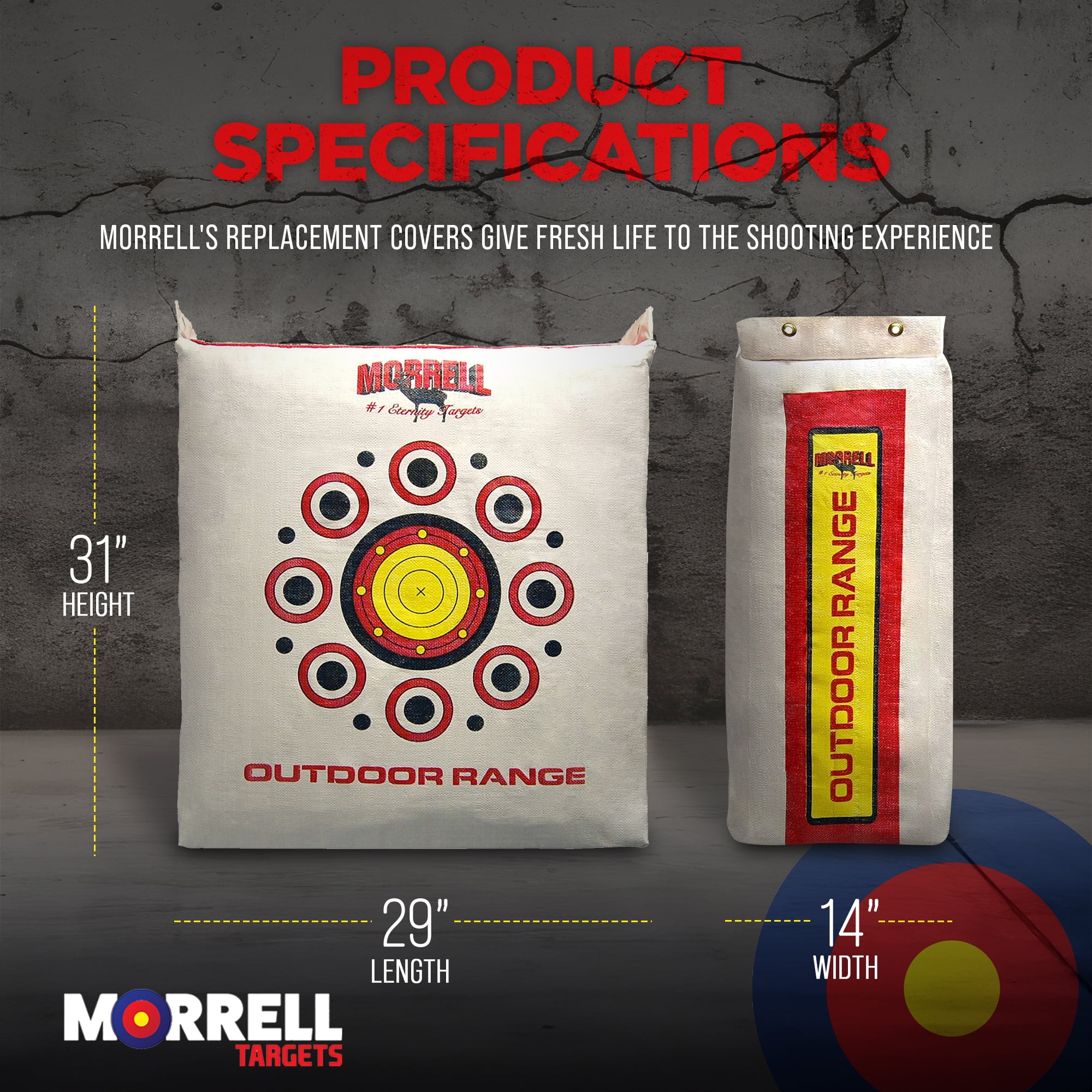 Morrell Weatherproof Range Archery Target Replacement Field Point Cover