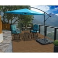 thumbnail image 4 of Kozyard 10 ft. Offset Cantilever Hanging Outdoor Patio Umbrella (120'' Dia x 91''H Blue), 4 of 7