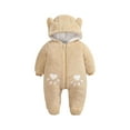thumbnail image 2 of SDJMa Baby Boys Girls Clothes Winter Coats Cute Newborn Infant Jumpsuit Snowsuit Bodysuits Registry for Baby Essentials Stuff, 2 of 9