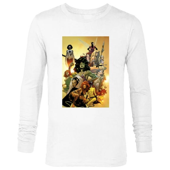 Marvel Women’s History Month She-Hulk Storm Jean Grey - Long Sleeve T-Shirt for Men - Customized-White