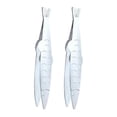 thumbnail image 2 of Stainless Steel Fish Bone Tweezers Multifunctional Food Preparation Tools 5.9X0.8X0.6in Practical Design Easy to Clean 2Pcs, 2 of 4