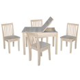 thumbnail image 4 of International Concepts Indoor Wood Kids Lift Top Table and 4 Chairs in Unfinished - 5 Piece Set, 4 of 14