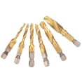 thumbnail image 3 of 6542 HSS Juego De Grifos De Acero De Alta Velocidad De 6 Piezas M10 M8 M6 M5 M4 M3 Con Revestimiento Para Taladrar Acero Al Carbono Cobre Adecuado Aluminio Para Múltiples, 3 of 7