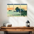 thumbnail image 2 of Elephant Stock Shichiri Beach In Sagami Province Wall Art - Horizontal Multi Panel Canvas - Living Room Wall Decor - Nature Multi Panel - Blue And Beige Decor By Hokusai - 23" x 14", 2 of 4