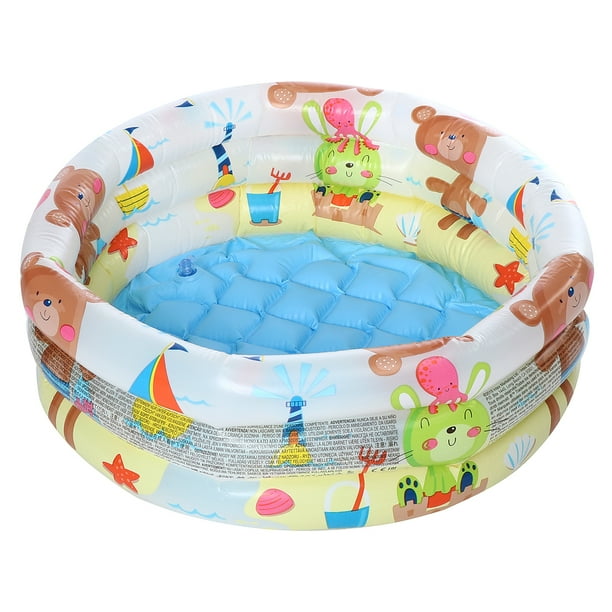 3 Ring 24'' Round Baby Kids Inflatable Swimming Pool ...