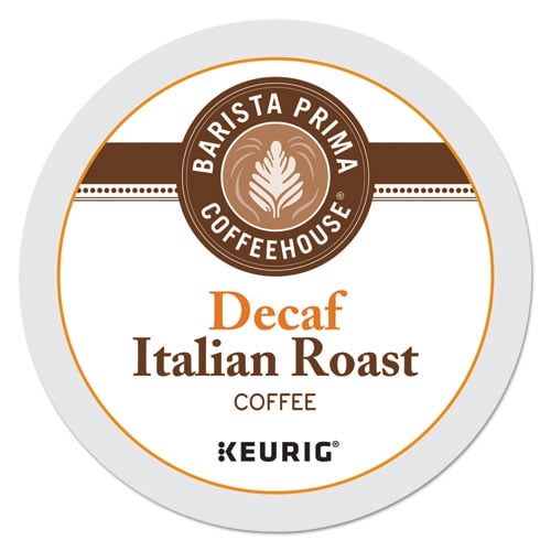 Barista Prima Coffeehouse Decaf Italian Roast Coffee Keurig K-Cup Pods 24-Count