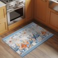 thumbnail image 2 of Orange Blue Sea Stars Front Door Rugs 2x3 ft Retro Sea Stars Jellyfish Shell Floral Small Rug for Entryway Non Slip Washable Bathroom Door Mat Absorbent Floor Mat for Indoor Entrance, 2 of 9