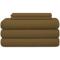MyGiza Sheets 5 Piece Split Cal King Sheets for Adjustable Bed - 400 Thread Count 100% Giza Cotton Split California King Sheet Sets for Split California King Mattress - Taupe