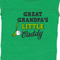 thumbnail image 4 of Inktastic Great Grandpas Little Caddy with Golf Club and Ball Boys or Girls Baby Bodysuit, 4 of 5
