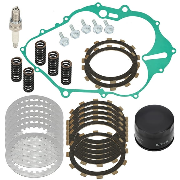 M MATI Clutch Friction Plates Kit & Gasket Springs for Yamaha Raptor 660R YFM660R 2001-2005