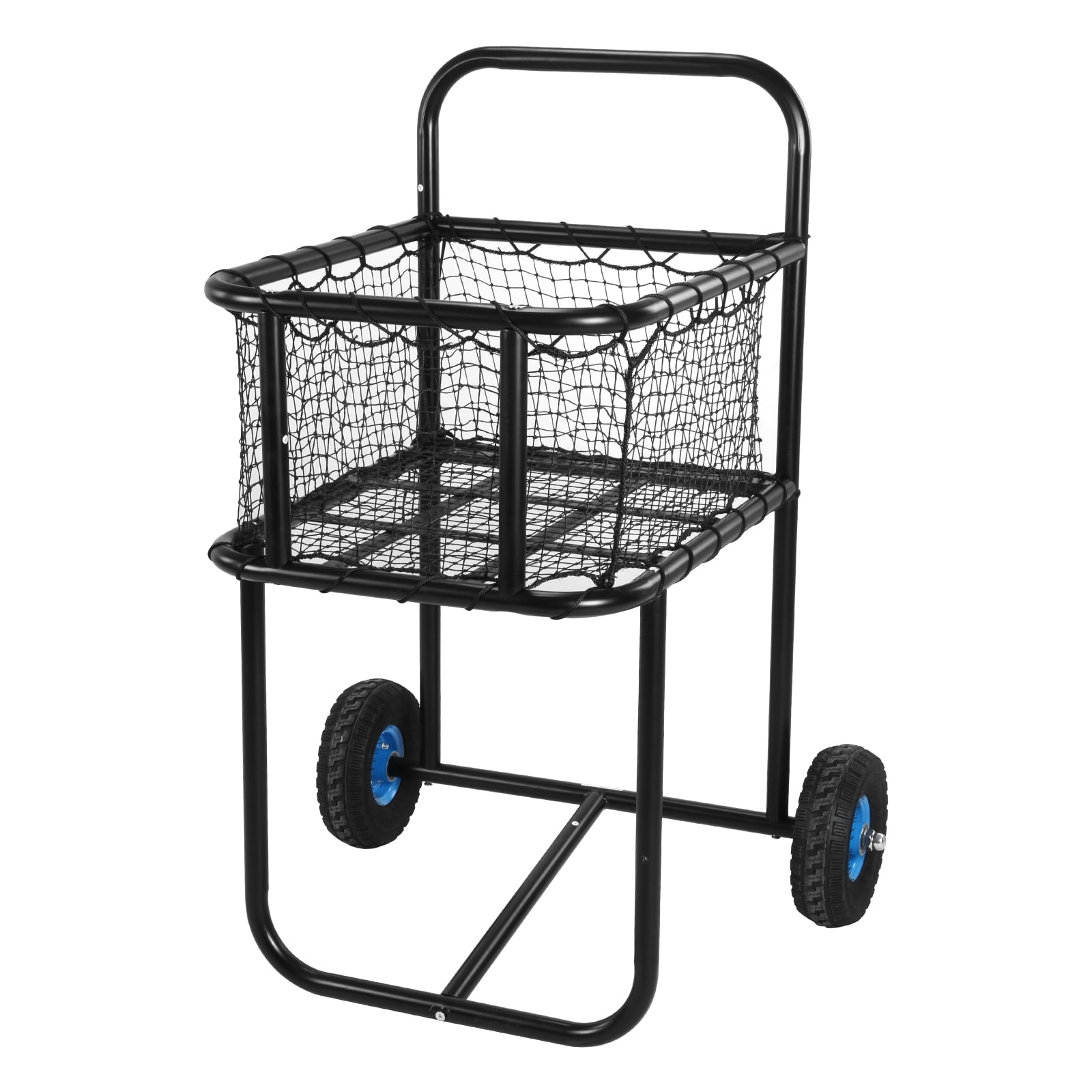Btidfty Portable Tennis Ball Hopper with Wheels Holds Hundreds of Balls Tennis Ball Carry Cart Suitable for Softball Pickleball & Baseball