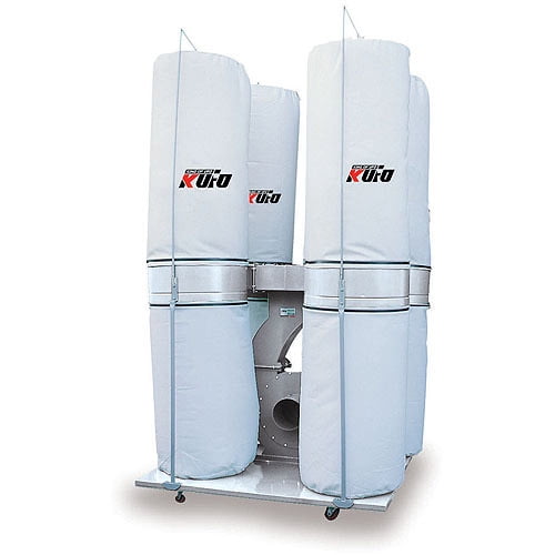 Kufo Seco 7.5 HP 5,260 CFM 3-Phase 220V 440V Vertical Bag Dust Collector by KUFO