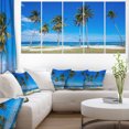 thumbnail image 1 of Palms on Philippines Tropical Beach - Modern Seascape Canvas Artwork, 1 of 3