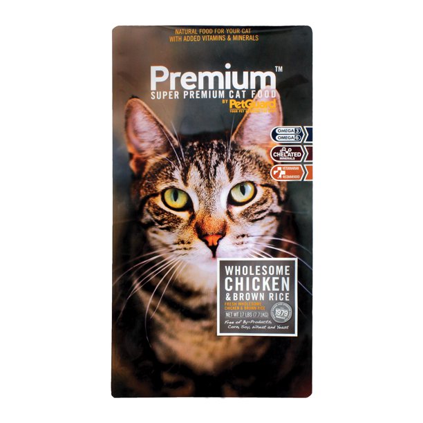 Petguard Premium Cat and Kitten Dry Food 17 lb.