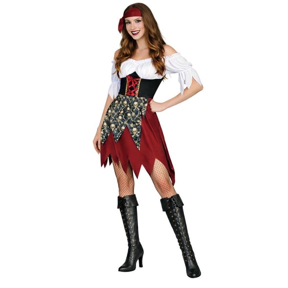 Buccaneer Belle Costume for Adults, Women's Size L (12/14), by Way to Celebrate