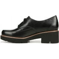 thumbnail image 2 of Naturalizer Womens Darry Lace Up Lug Sole Oxford Loafers Black Leather 10.5M, 2 of 5