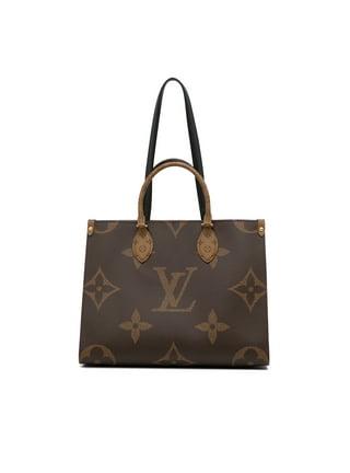 Louis Vuitton Bento Box Handbag Reverse Monogram Canvas EW Brown