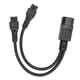 thumbnail image 3 of Cable de alimentación V, cable de alimentación del divisor Cable de alimentación de computadora Cables de alimentación IE construidos para durar, 3 of 8