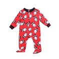 thumbnail image 3 of Nituyy Family Matching Pajamas Set Hooded Rompers Xmas Printed Christmas Sleepwear, 3 of 5