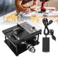 thumbnail image 4 of Mini Table Saw, Adjustable Jewelry Polishing Machine, Multifunctional With Complete Accessories For Gem Metal Woodworking, 4 of 8