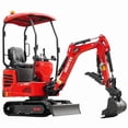 thumbnail image 1 of 1.4T Mini Excavator – 13.5HP B&S Gas Engine with Side Swing, Hydraulic Thumb & Semi-Automatic Quick Coupler – Delivery & Unloading Included, HY14C, 1 of 14