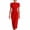 Wine, variant on AHTJRT Women's Summer Dresses Boat Neck Short Sleeve Sheath Business Bodycon Midi Dress Elegant Wrap Office Cocktail Ball Gowns Blue XXL