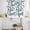 Turquoise, variant on Pink Grey Kitchen Curtains Sets for Windows 24 Inch Length, Geometric Circle Modern Abstract Simple Art Rod Pocket Window Treatments Tier Curtains and Valances Set for Bedroom/Bathroom
