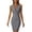 A-Gray, variant on Women's Sleeveless V Neck Blazer Dresses Bodycon Wrap Front Mini Dress with Side Slit for Work Party,Navy,Size L