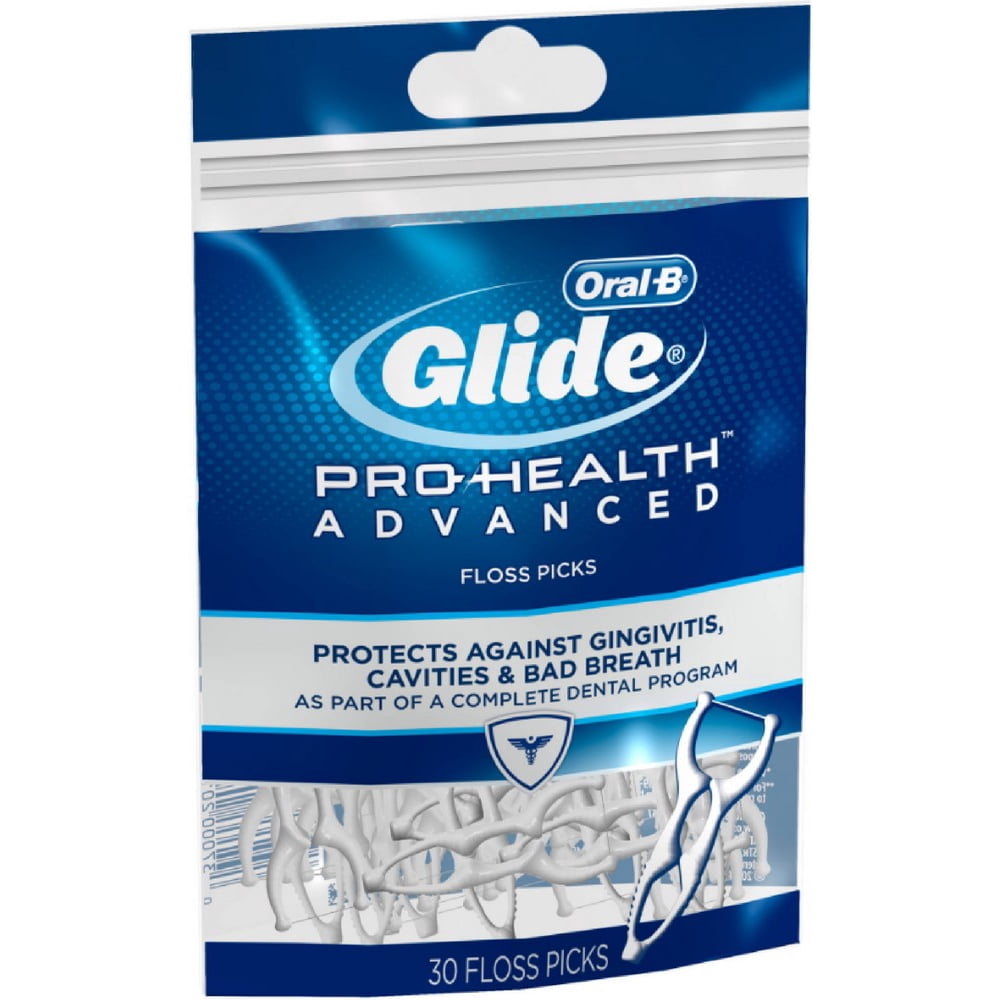 Glide ProHealth Advanced Floss Picks 30 Ea (Pack of 2)
