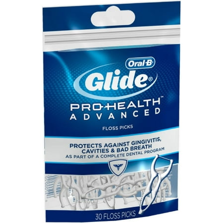 Glide Pro-Health Advanced Floss Picks 30 Ea (Pack of 2 ...