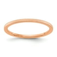 thumbnail image 1 of 14K Rose Gold 1.2mm Line Pattern Stackable Band - Size 8.5, 1 of 3