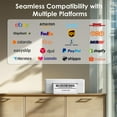 thumbnail image 2 of KNAON Shipping Thermal Label Printer, 4x6 Portable Label Printer, Bluetooth Label Maker for Small Business, Support iPhone,Android,Windows,Mac,Chrome, 2 of 8
