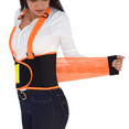 thumbnail image 3 of JORESTECH Hi-Vis Adjustable Back Support Belt with Suspenders and Reflective Strips (XL), 3 of 9