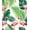 White, Pattern 2, variant on ODIKA 4'x6' Machine Washable Non-Slip Area Rug, Tropical Playful Flamingo Aesthetic High Traffic Rug, Pink, 33495
