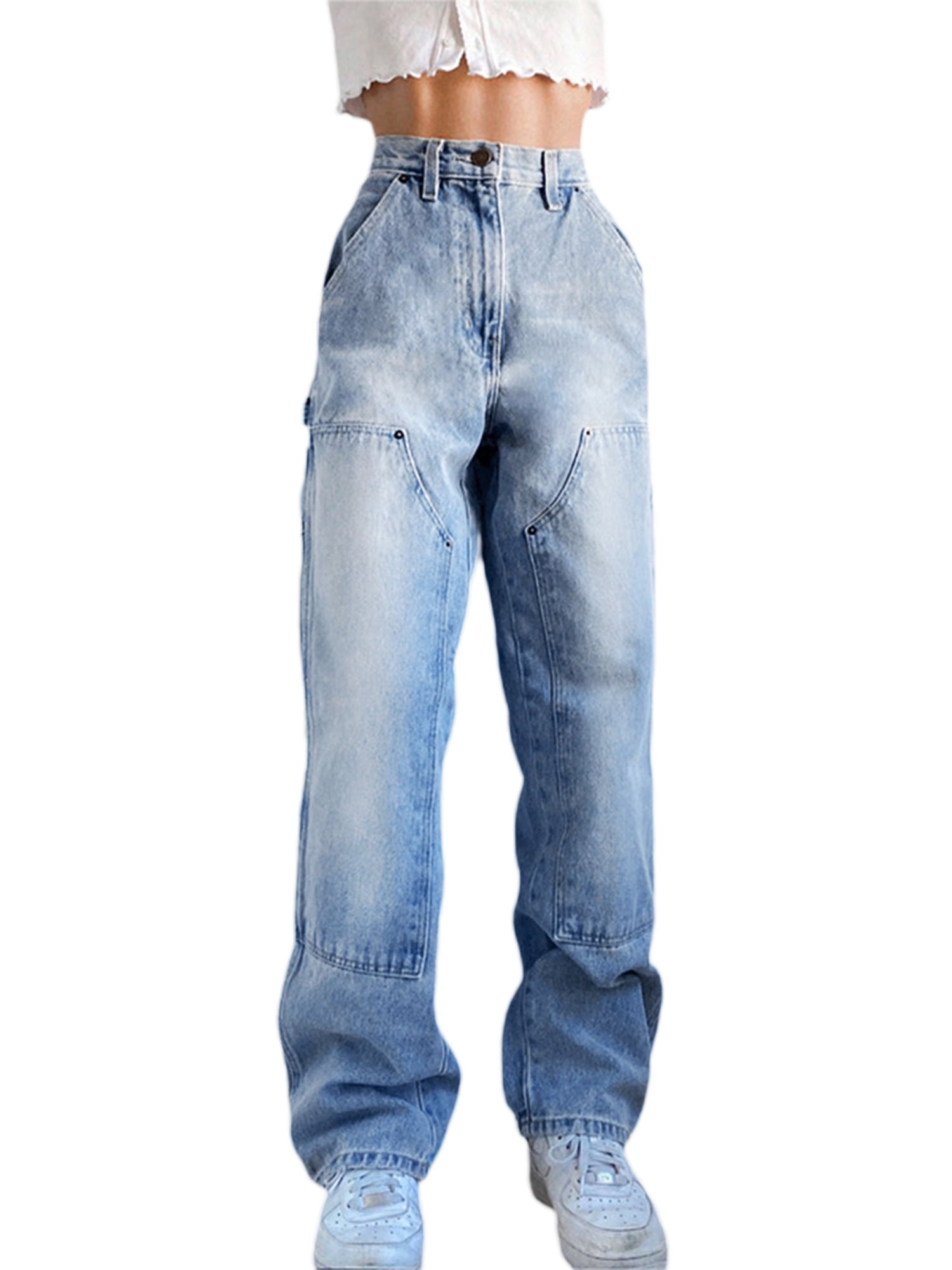Diconna Woman Jeans High Waist Wide Leg 