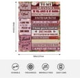 thumbnail image 2 of Yibo Mom Gift from Daughter Blanket Flannel Soft and Comfortable Anti-static Bed Sofa Blanket, 2 of 9