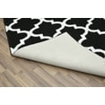 thumbnail image 3 of Mainstays Quatrefoil Black/White Indoor Area Rug, 7'6" x 9'6", 3 of 5