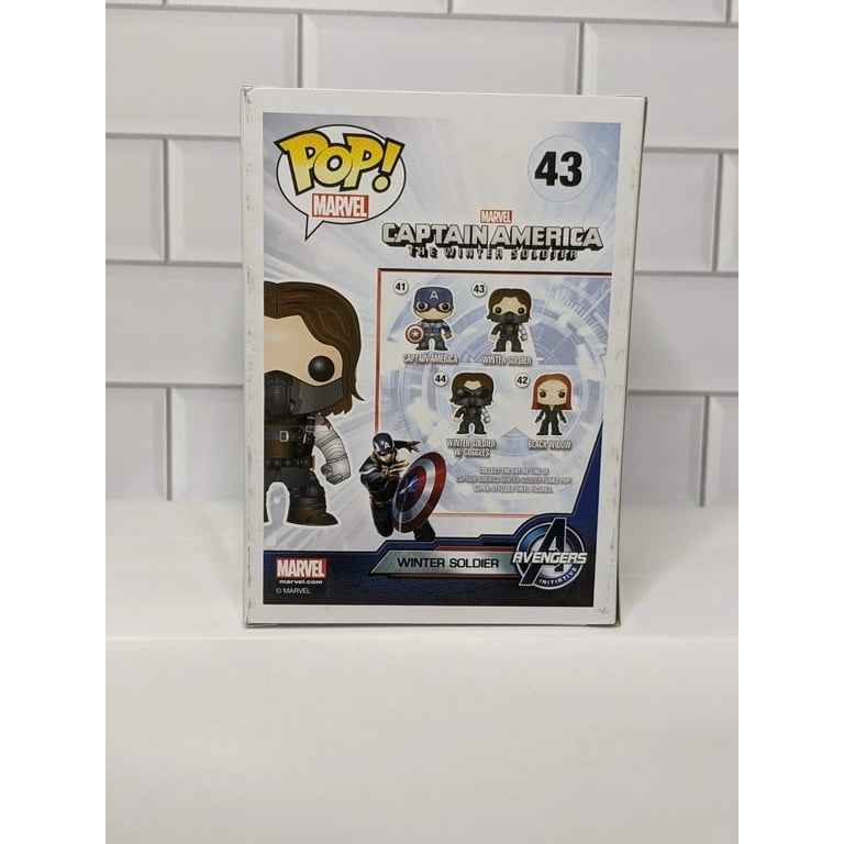 Captain America Winter Soldier Unmasked Pop Funko Vinyl Figure