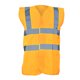 thumbnail image 3 of Yoko- Chaleco reflectante Modelo Premium unisex (Naranja butano), 3 of 5