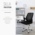 thumbnail image 2 of Silla giratoria para Oficina en color Negro Idea Nuova Estilo Ergonomico, 2 of 8