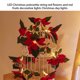 thumbnail image 5 of Injueey Guirnalda de luces navideñas, lámpara colgante para ventana, impermeable, decoración de iluminación para fiestas, bricolaje, funciona con Kits de decoración para fiestas Injueey HA072144-01, 5 of 6