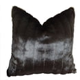thumbnail image 1 of Plutus Pointe Teint Brun-Moine Coussin à la Main, (20 "x 20"), 1 of 2